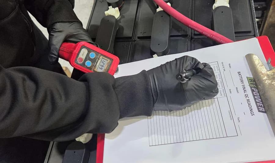 Final Quality Control — RePower battery process