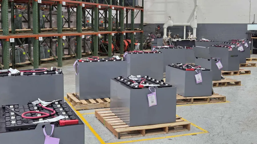 Palletized and ready for freight