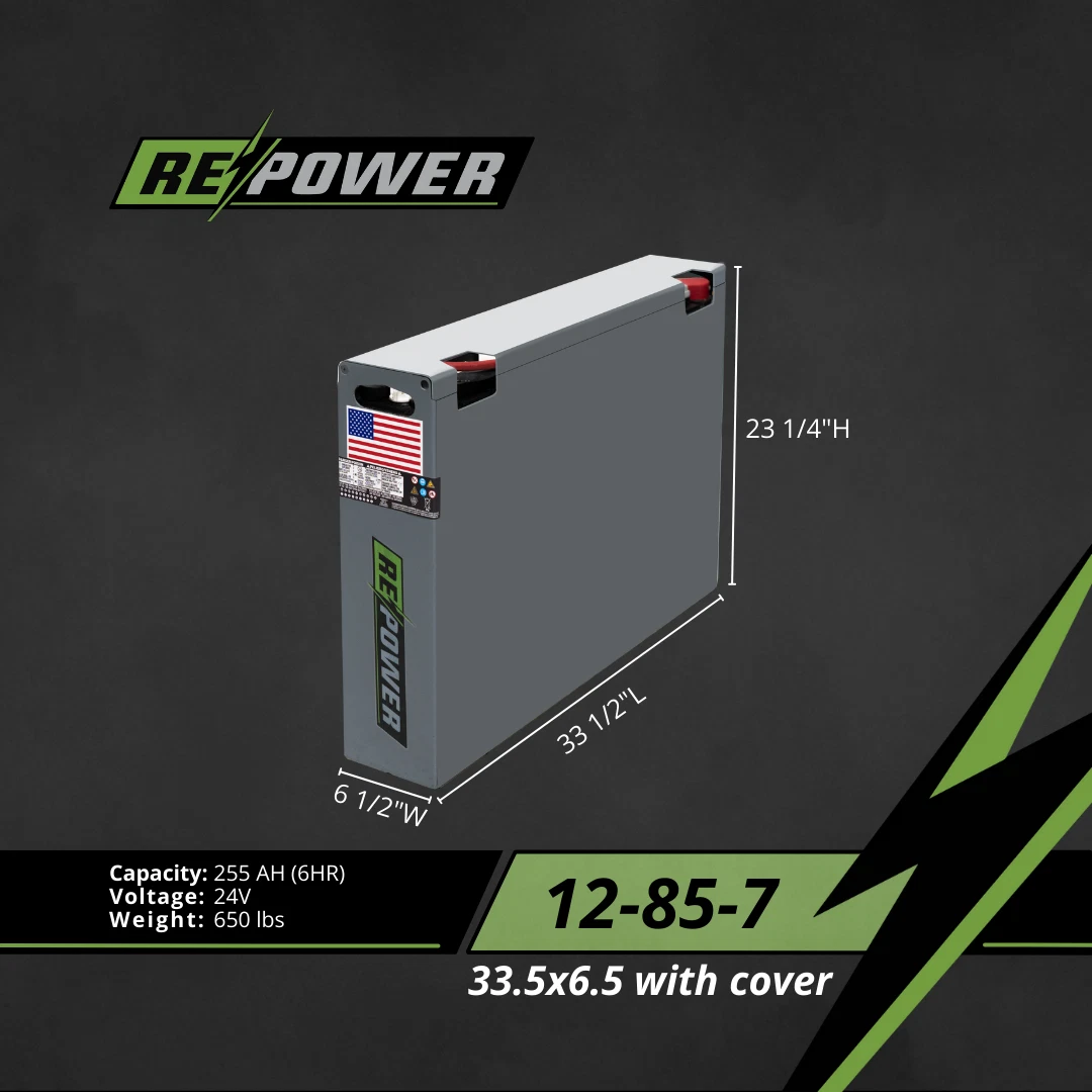24V 12-85-7 refurbished forklift battery