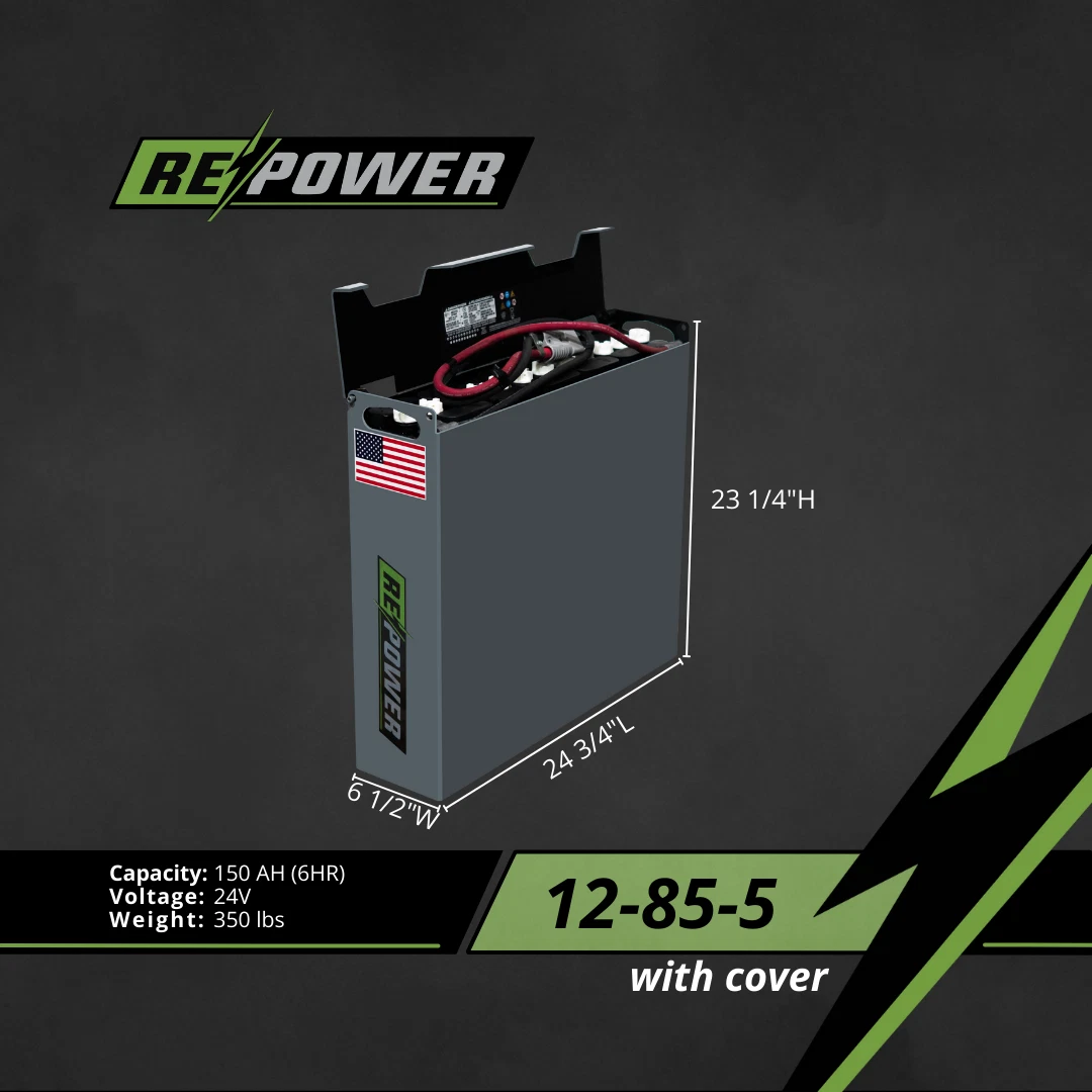 24V 12-85-5 refurbished forklift battery