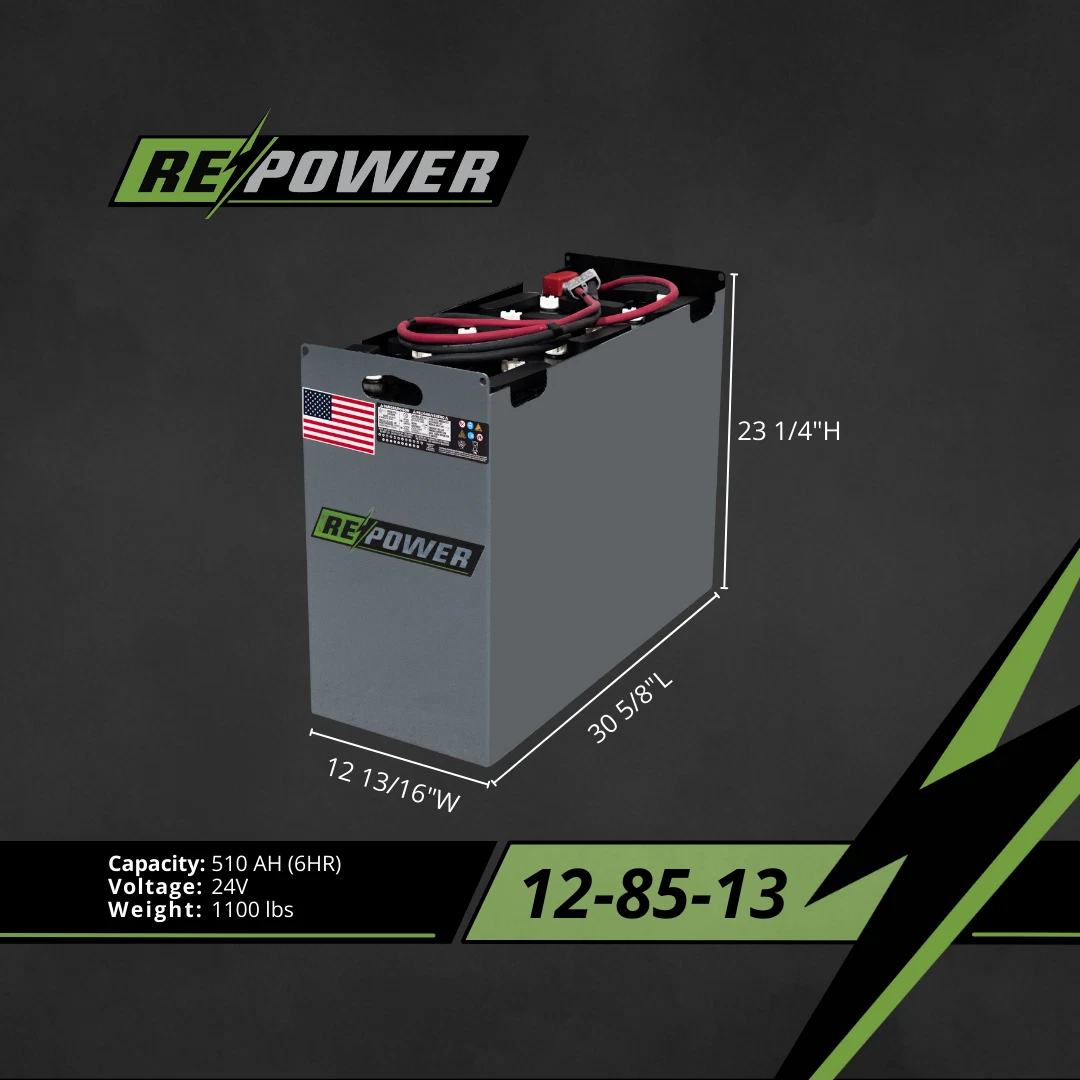 24V 12-85-13 refurbished forklift battery